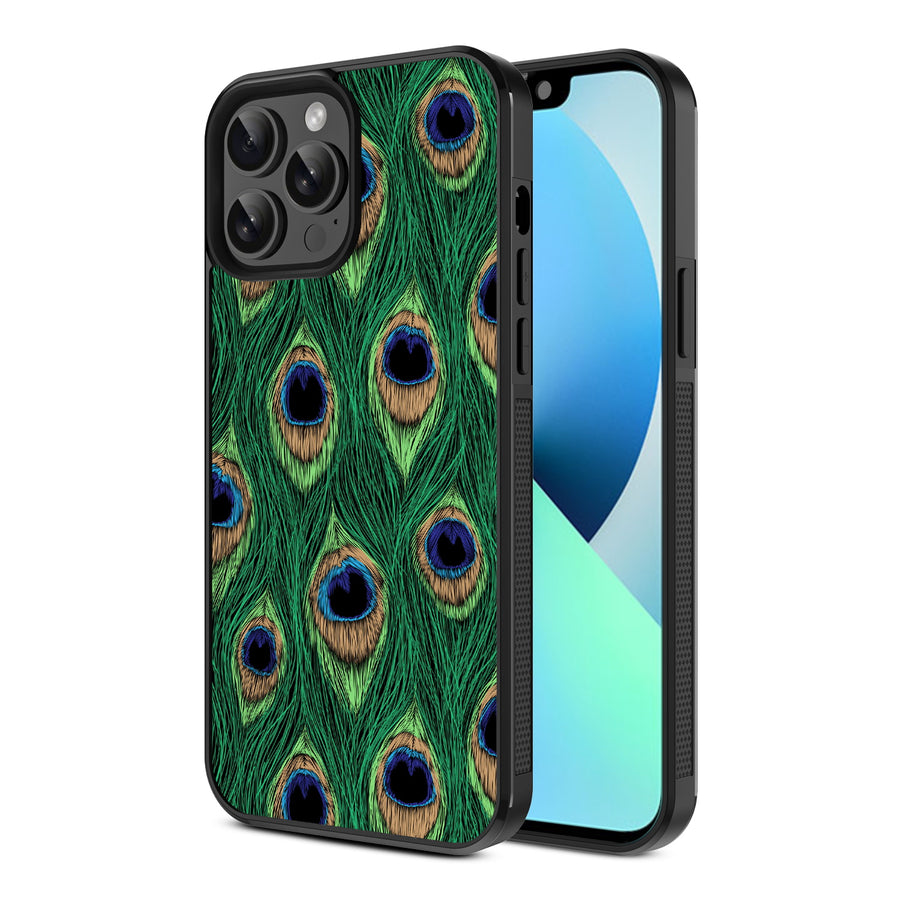 MyBat Design Lab Series Case for Apple iPhone 13 Pro Max (6.7) - Peacock Feathers - MIP13PMCSLESM018-2.jpg