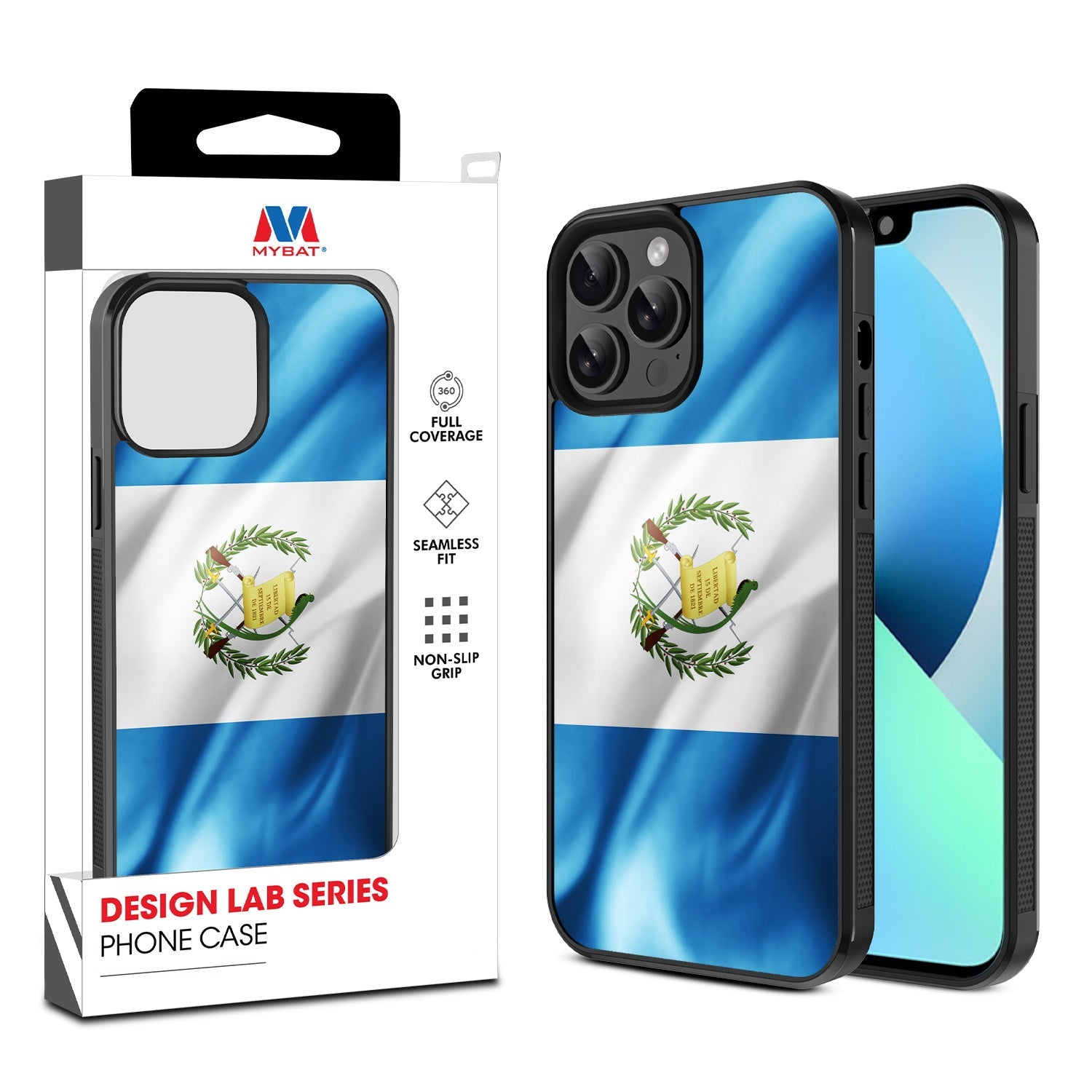 MyBat Design Lab Series Case for Apple iPhone 13 Pro Max (6.7) - Guatemalan Flag