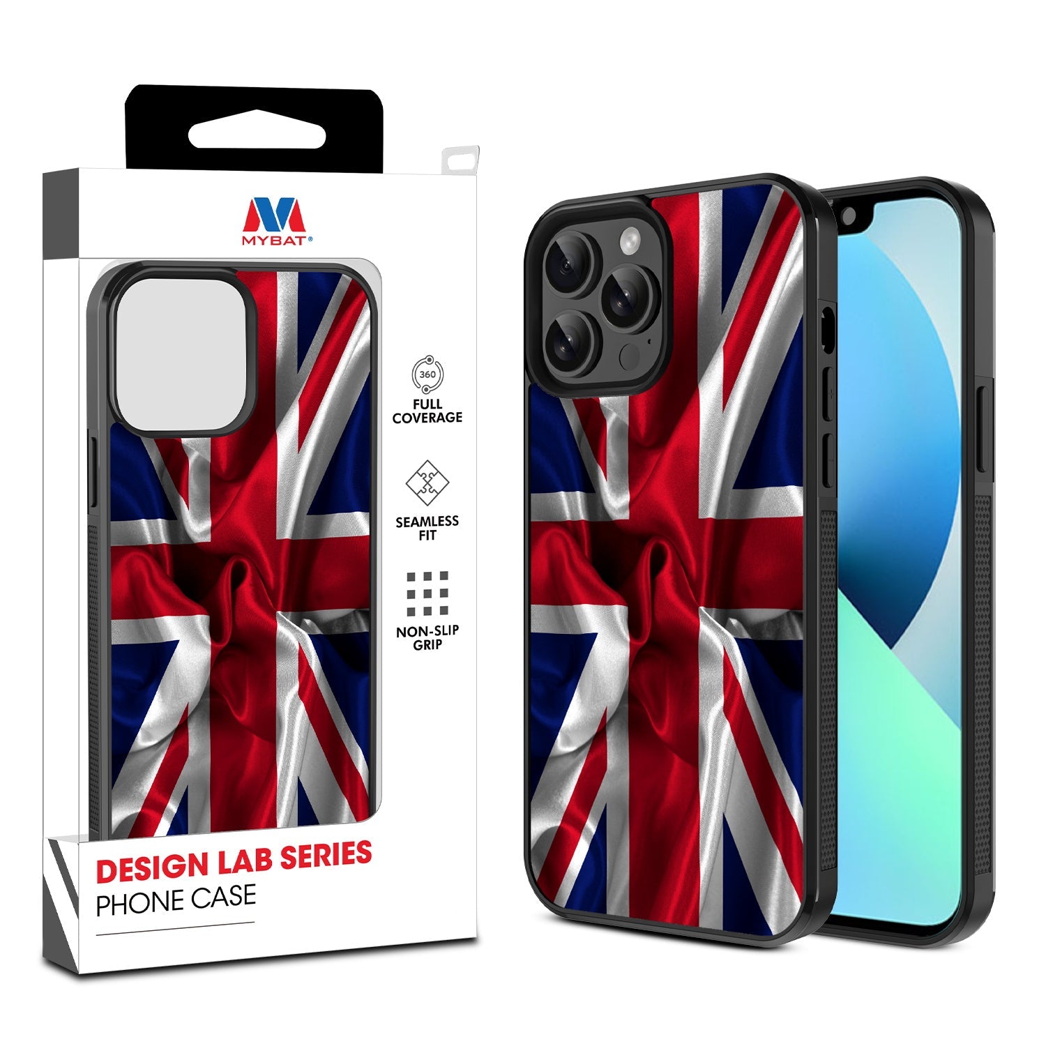 MyBat Design Lab Series Case for Apple iPhone 13 Pro Max (6.7) - British Flag