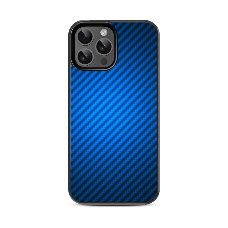 MyBat Design Lab Series Case for Apple iPhone 13 Pro Max (6.7) - Blue Carbon Fiber - MIP13PMCSLESM084-3.jpg