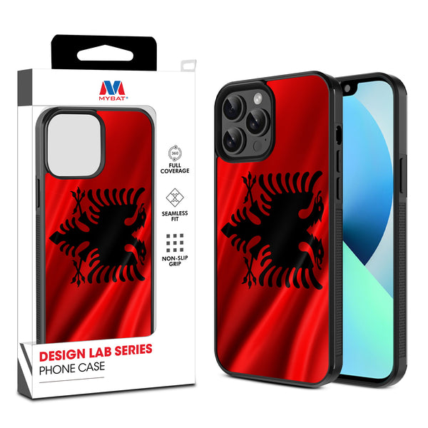 MyBat Design Lab Series Case for Apple iPhone 13 Pro Max (6.7) - Albania Flag - MIP13PMCSLESM140-1.jpg