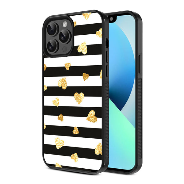 MyBat Design Lab Series Case for Apple iPhone 13 Pro Max (6.7) - Heart of Gold - MIP13PMCSLESM166-2.jpg