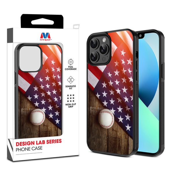 MyBat Design Lab Series Case for Apple iPhone 13 Pro Max (6.7) - Patriotic Pitch - MIP13PMCSLESM172-1.jpg