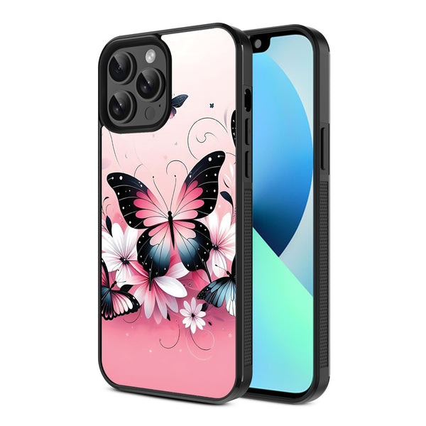 MyBat Design Lab Series Case for Apple iPhone 13 Pro Max (6.7) - Butterfly Bouquet - MIP13PMCSLESM184-2.jpg