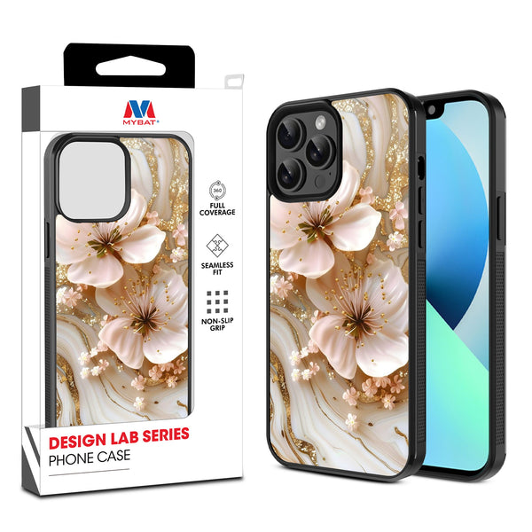 MyBat Design Lab Series Case for Apple iPhone 13 Pro Max (6.7) - Golden Petal Glow - MIP13PMCSLESM186-1.jpg