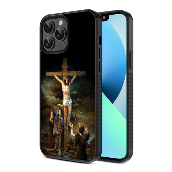 MyBat Design Lab Series Case for Apple iPhone 13 Pro Max (6.7) - Jesus on the Cross - MIP13PMCSLESM197-2.jpg