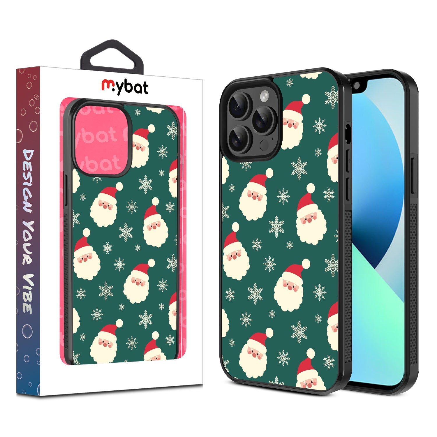 MyBat Design Lab Series Case for Apple iPhone 13 Pro Max (6.7) - Jolly Saint Nick