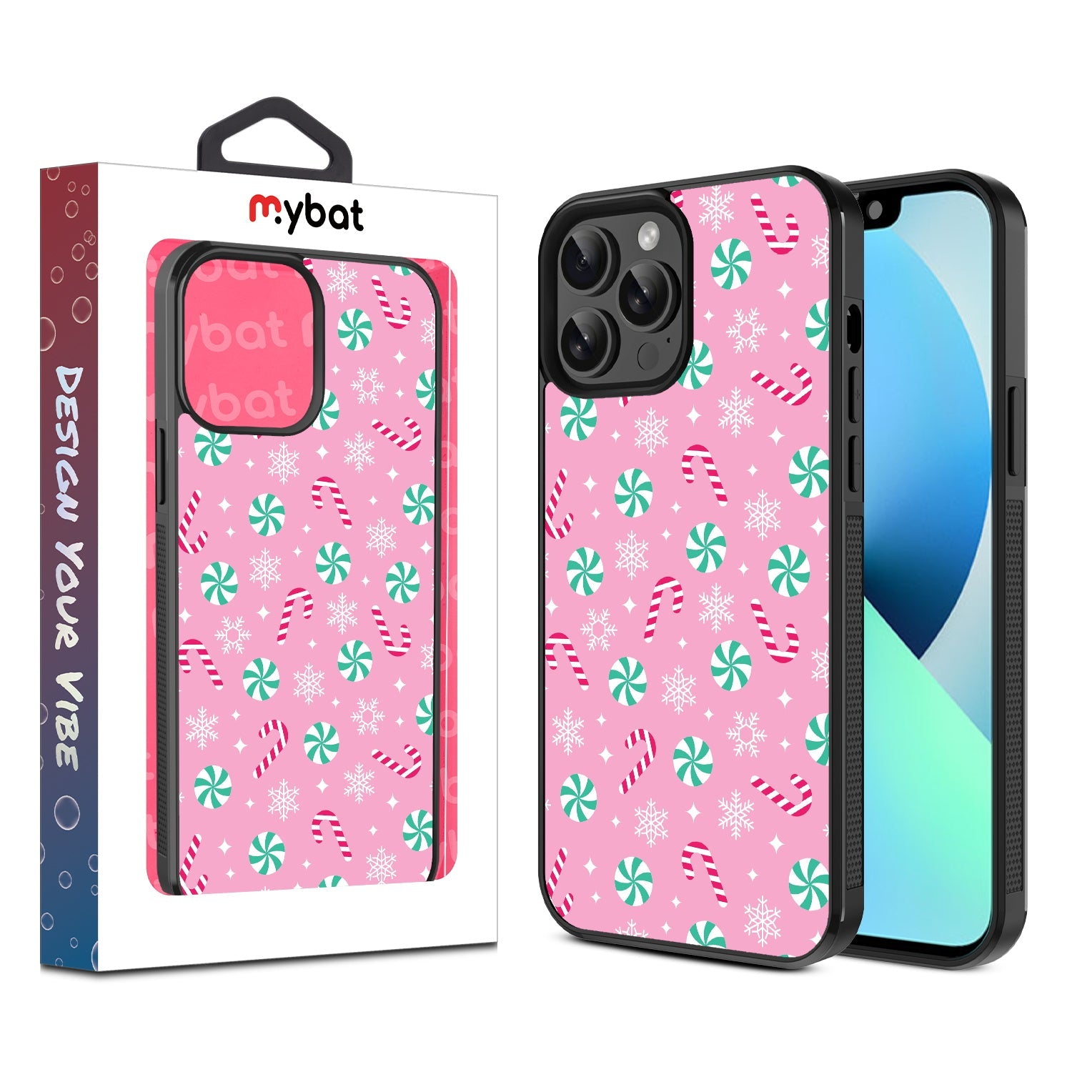 MyBat Design Lab Series Case for Apple iPhone 13 Pro Max (6.7) - Peppermint Swirl