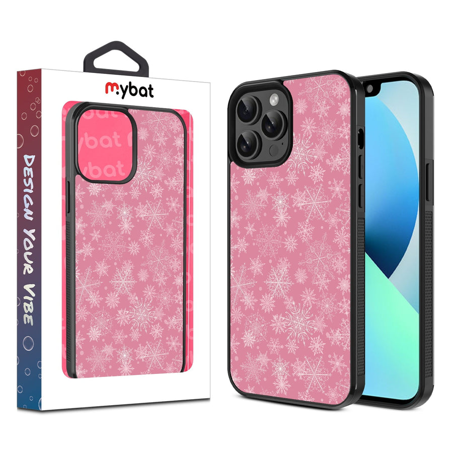 MyBat Design Lab Series Case for Apple iPhone 13 Pro Max (6.7) - Pink Snowflakes
