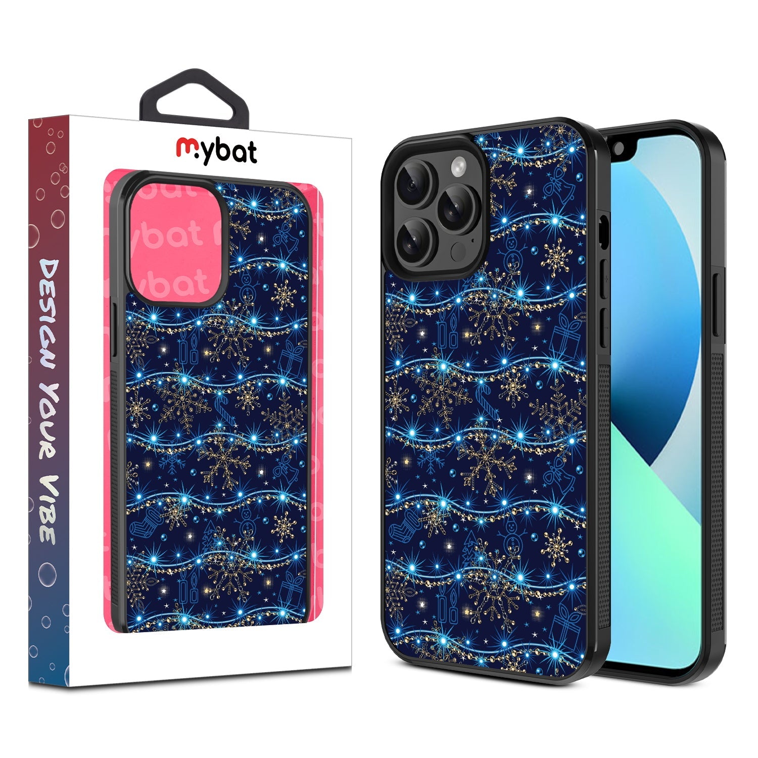 MyBat Design Lab Series Case for Apple iPhone 13 Pro Max (6.7) - Snowflake Twinkle