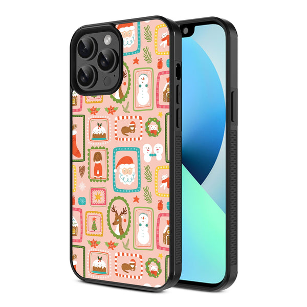 MyBat Design Lab Series Case for Apple iPhone 13 Pro Max (6.7) - Holiday Stamps - MIP13PMCSLESM297-2.jpg