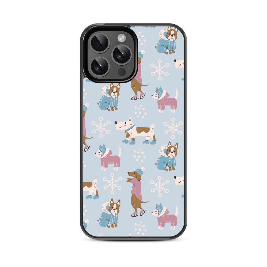 MyBat Design Lab Series Case for Apple iPhone 13 Pro Max (6.7) - Puppy Snow Play - MIP13PMCSLESM299-3.jpg