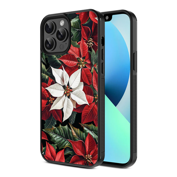 MyBat Design Lab Series Case for Apple iPhone 13 Pro Max (6.7) - Christmas Poinsettias - MIP13PMCSLESM301-2.jpg
