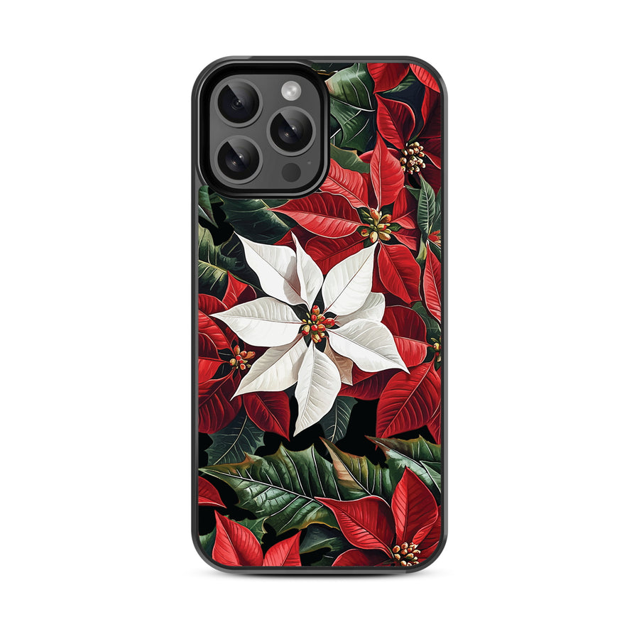 MyBat Design Lab Series Case for Apple iPhone 13 Pro Max (6.7) - Christmas Poinsettias - MIP13PMCSLESM301-3.jpg