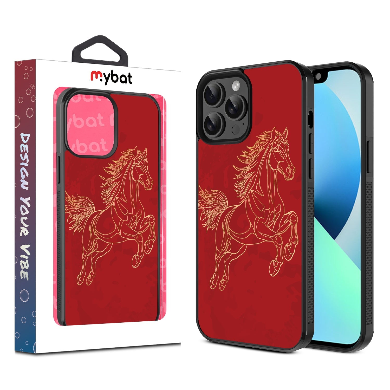 MyBat Design Lab Series Case for Apple iPhone 13 Pro Max - Fire Horse