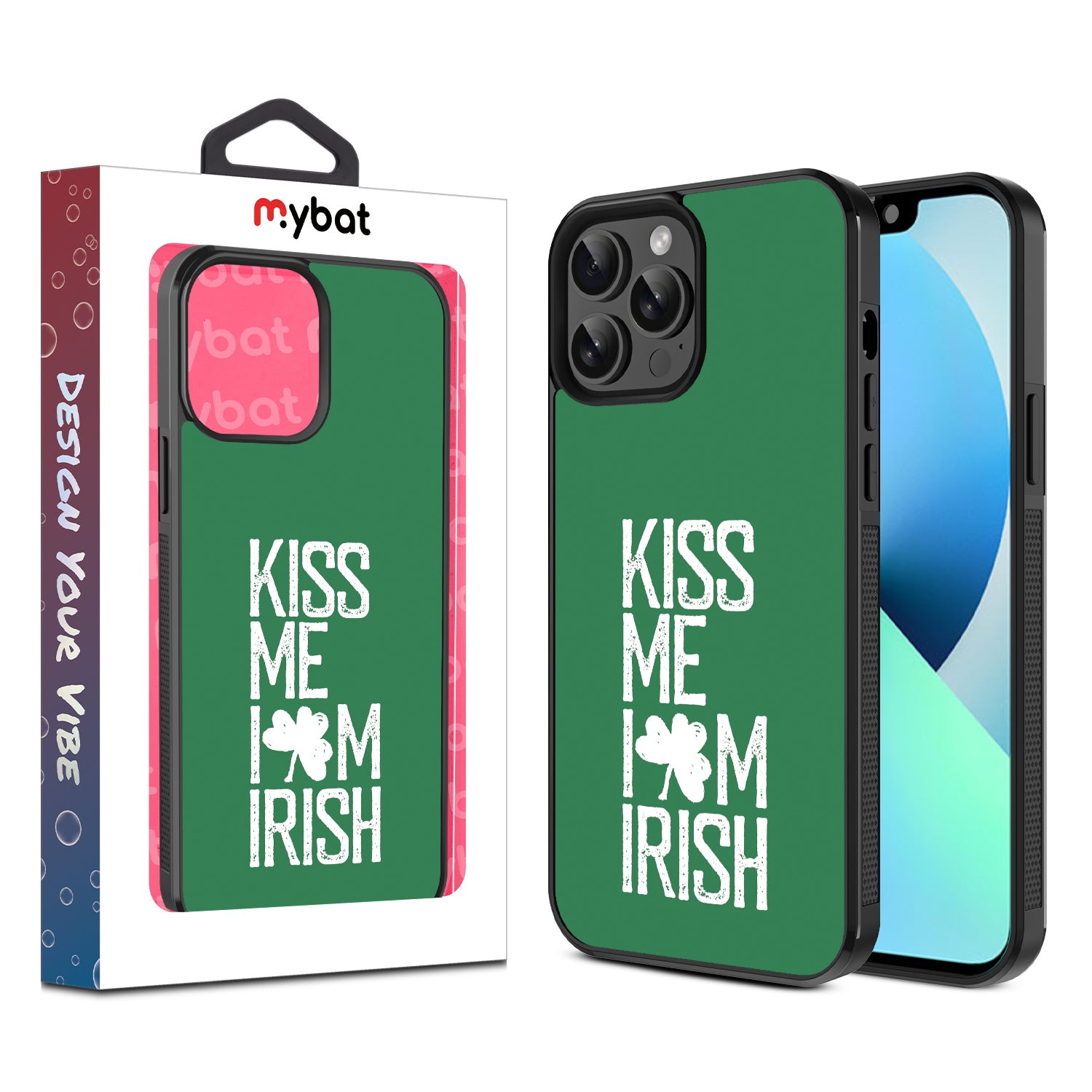 MyBat Design Lab Series Case for Apple iPhone 13 Pro Max - Kiss Me I'm Irish