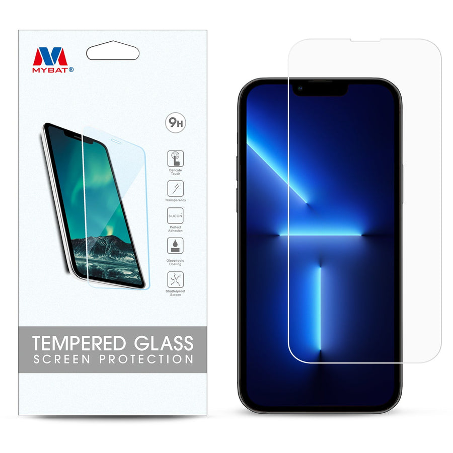 MyBat Tempered Glass Screen Protector (2.5D) for Apple iPhone 13 Pro Max/iPhone 14 Pro Max / 14 Plus - Clear
