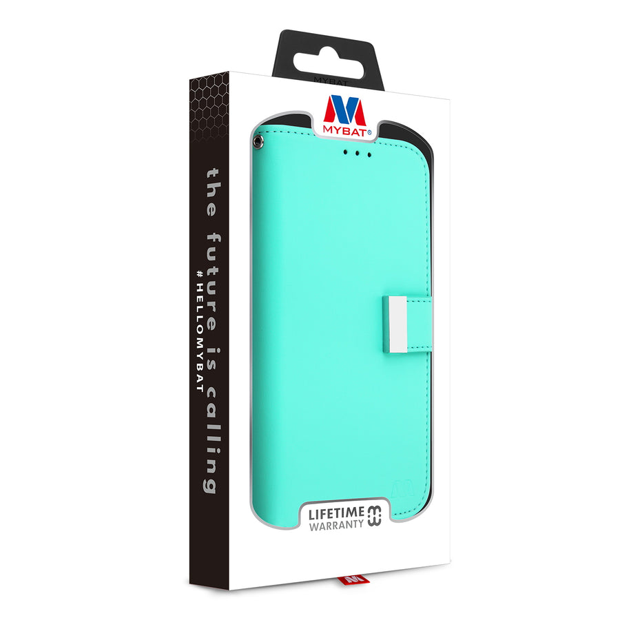 MyBat MyJacket Wallet Xtra Series for Apple iPhone 13 Pro - Teal Green / Dark Blue - MIP13PPCMJG038-7.jpg