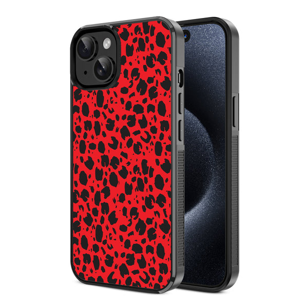 MyBat Design Lab Series Case for Apple iPhone 17e / 16e / 14 / 13 - Red Leopard Print - MIP14CSLESM008-2.jpg