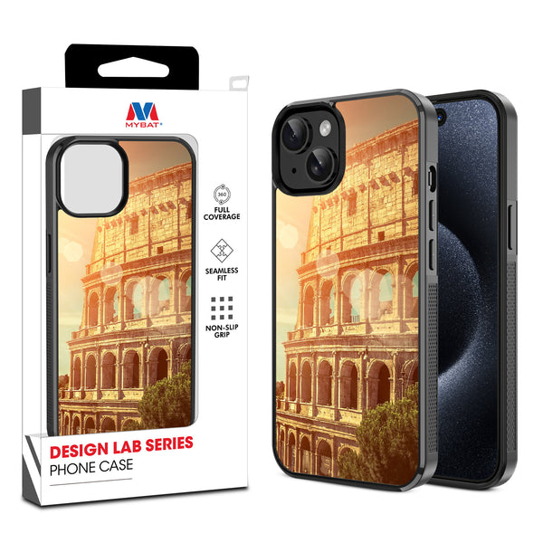 MyBat Design Lab Series Case for Apple iPhone 17e / 16e / 14 / 13 - Roman Colosseum - MIP14CSLESM049-1.jpg