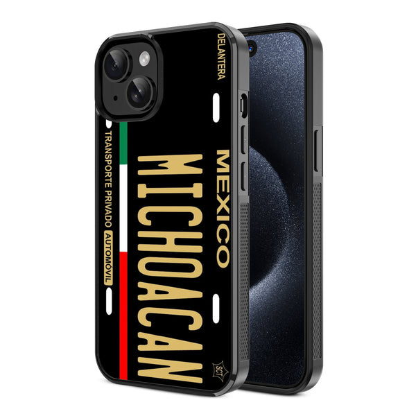 MyBat Design Lab Series Case for Apple iPhone 17e / 16e / 14 / 13 - Michoacan Black - MIP14CSLESM073-2.jpg