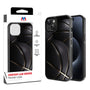 MyBat Design Lab Series Case for Apple iPhone 17e / 16e / 14 / 13 - Black Basketballs