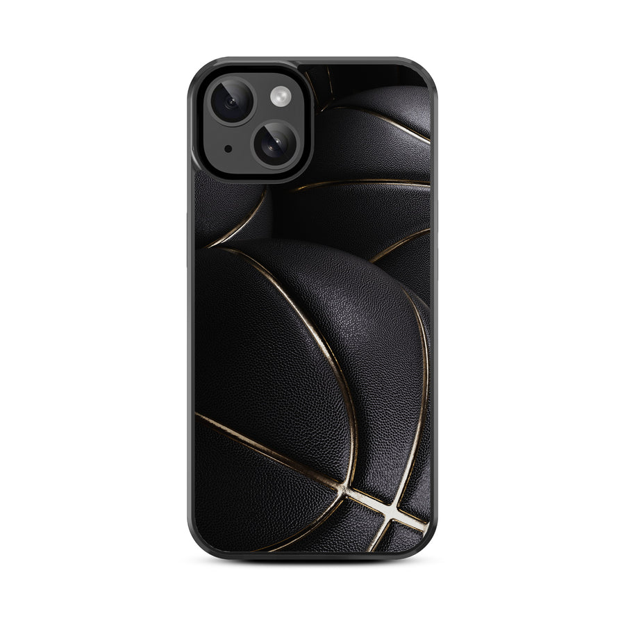 MyBat Design Lab Series Case for Apple iPhone 17e / 16e / 14 / 13 - Black Basketballs - MIP14CSLESM090-3.jpg