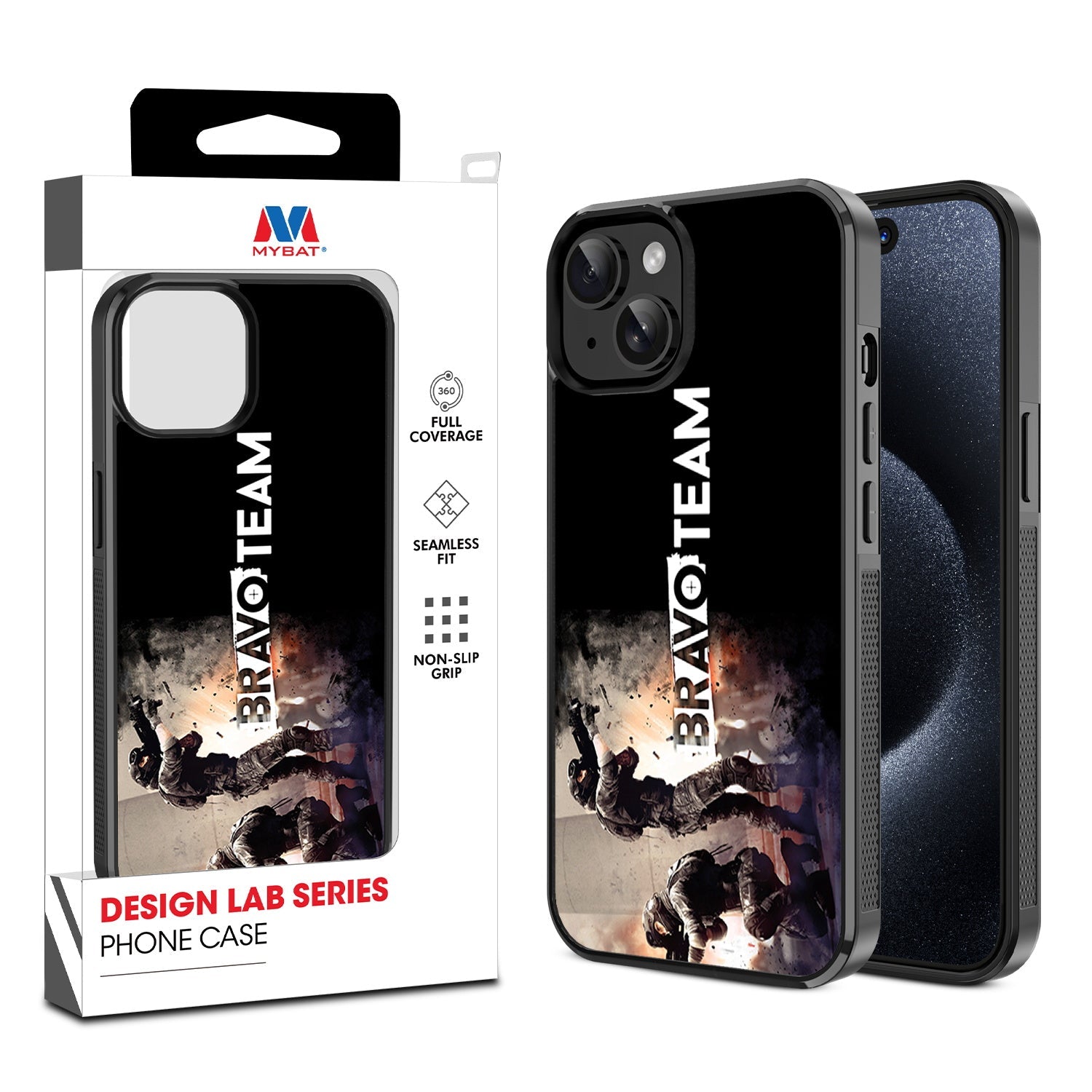 MyBat Design Lab Series Case for Apple iPhone 17e / 16e / 14 / 13 - Bravo Team