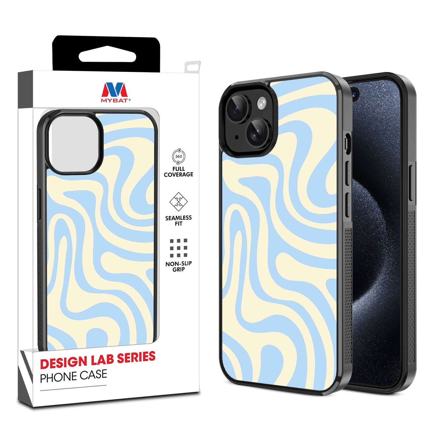 MyBat Design Lab Series Case for Apple iPhone 17e / 16e / 14 / 13 - Wavy Baby