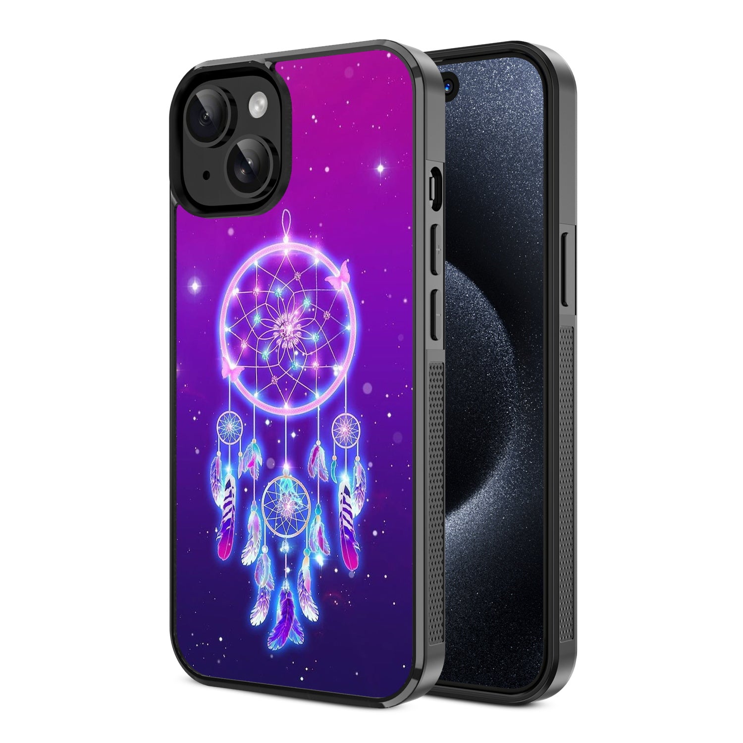 MyBat Design Lab Series Case for Apple iPhone 17e / 16e / 14 / 13 - Neon Dreamcatcher - MIP14CSLESM114-2.jpg