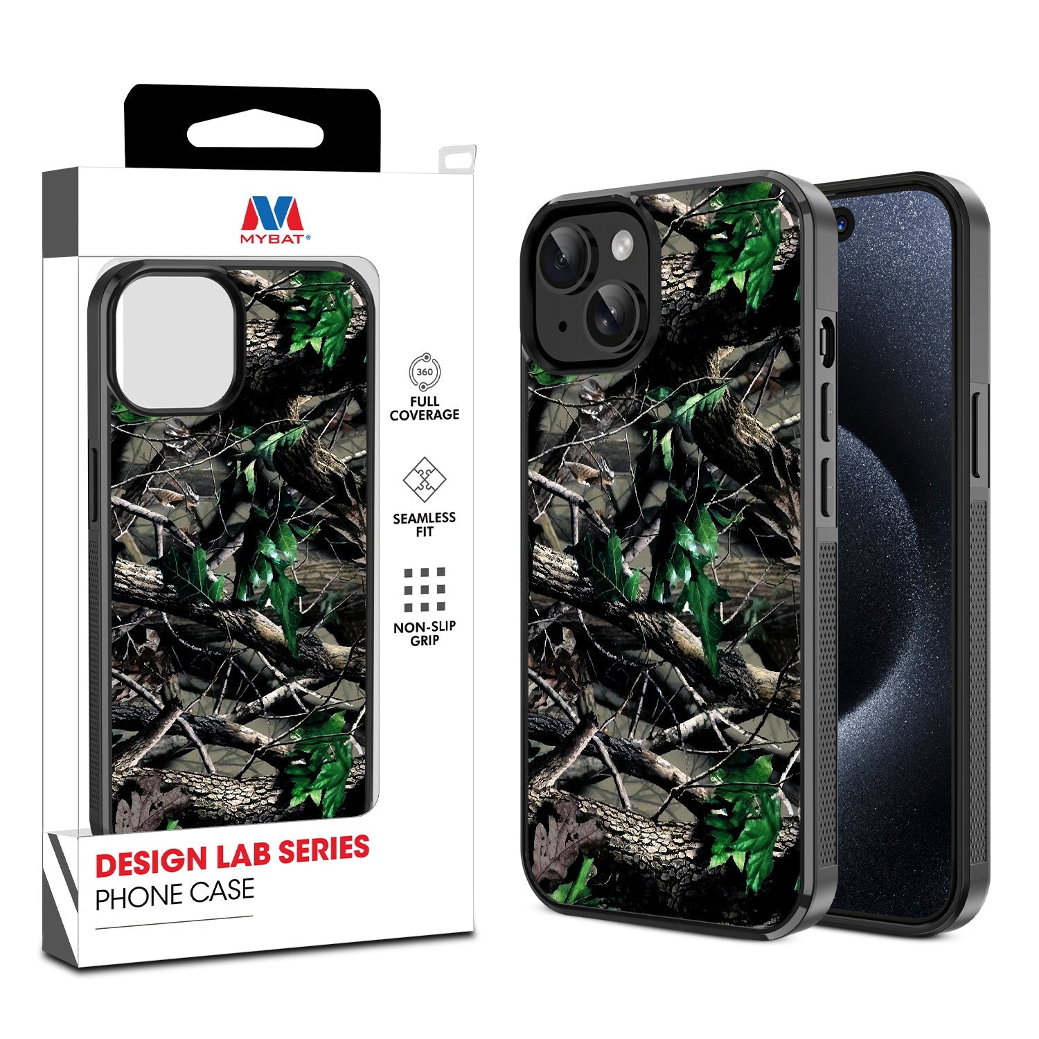 MyBat Design Lab Series Case for Apple iPhone 17e / 16e / 14 / 13 - Real Tree