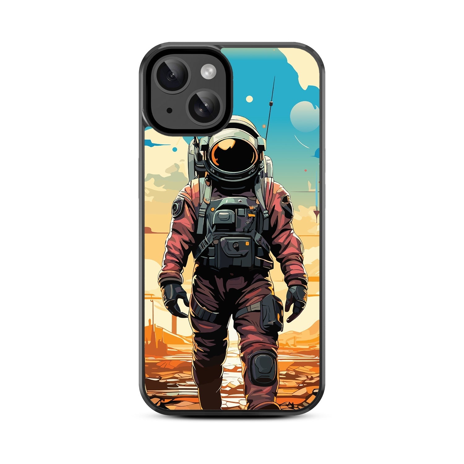MyBat Design Lab Series Case for Apple iPhone 17e / 16e / 14 / 13 - Cosmonaut