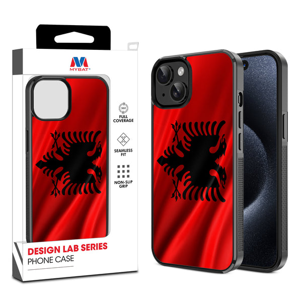 MyBat Design Lab Series Case for Apple iPhone 17e / 16e / 14 / 13 - Albania Flag - MIP14CSLESM140-1.jpg