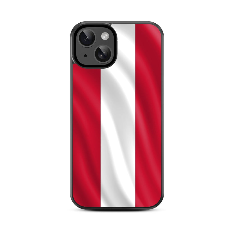 MyBat Design Lab Series Case for Apple iPhone 17e / 16e / 14 / 13 - Austria Flag