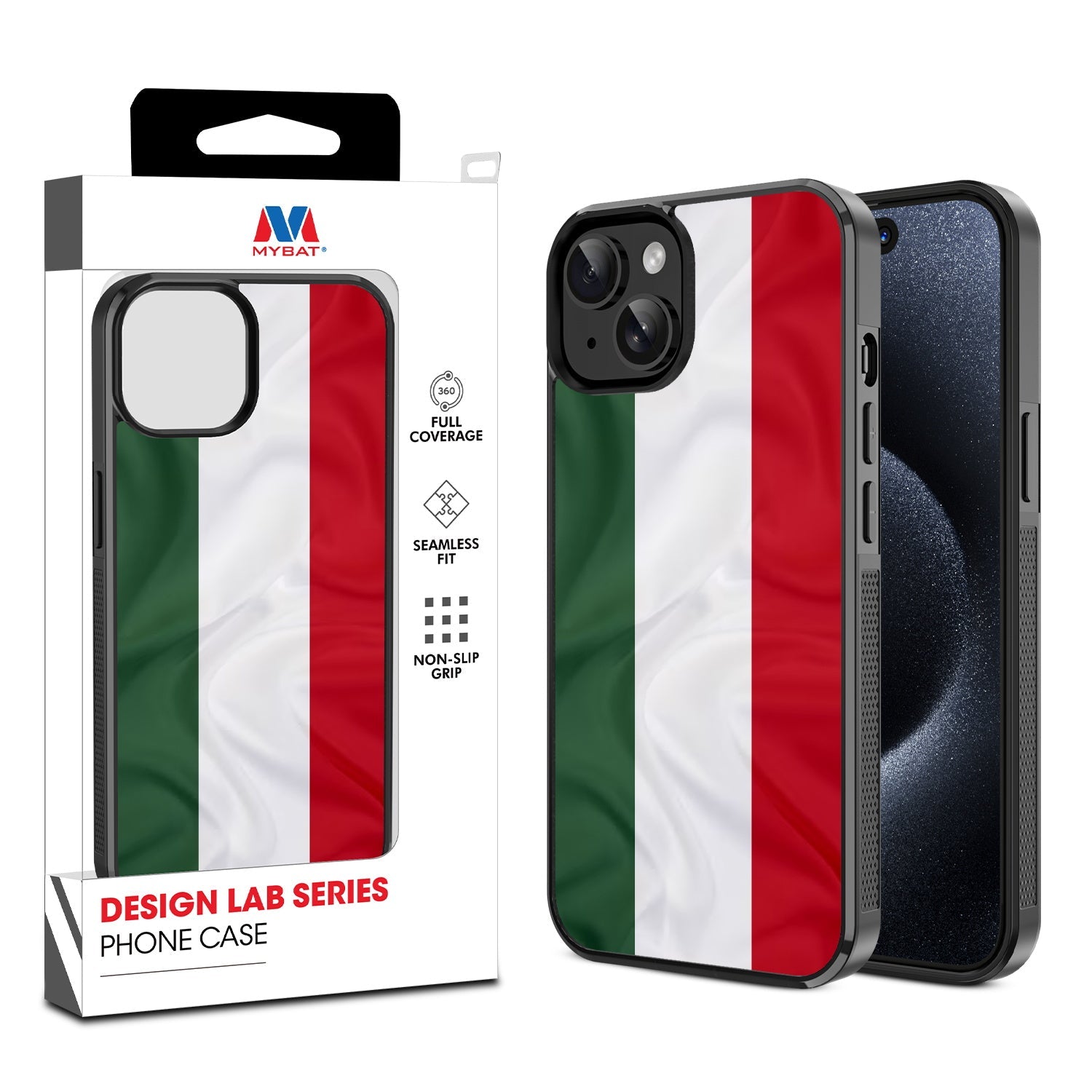 MyBat Design Lab Series Case for Apple iPhone 17e / 16e / 14 / 13 - Hungary Flag