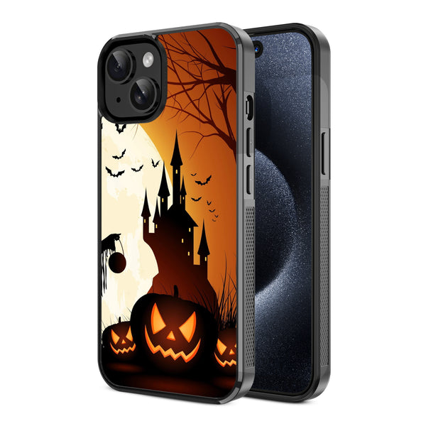MyBat Design Lab Series Case for Apple iPhone 17e / 16e / 14 / 13 - Spooky Pumpkin Patch - MIP14CSLESM163-2.jpg