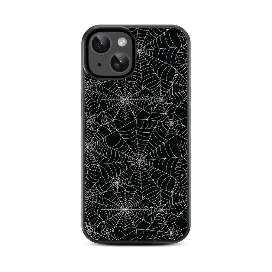 MyBat Design Lab Series Case for Apple iPhone 17e / 16e / 14 / 13 - Spider Web - MIP14CSLESM217-3.jpg