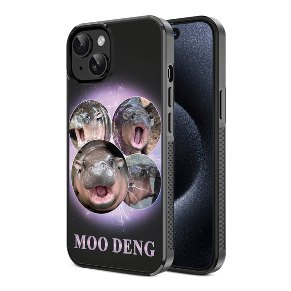 MyBat Design Lab Series Case for Apple iPhone 17e / 16e / 14 / 13 - Moo Deng - MIP14CSLESM257-2.jpg