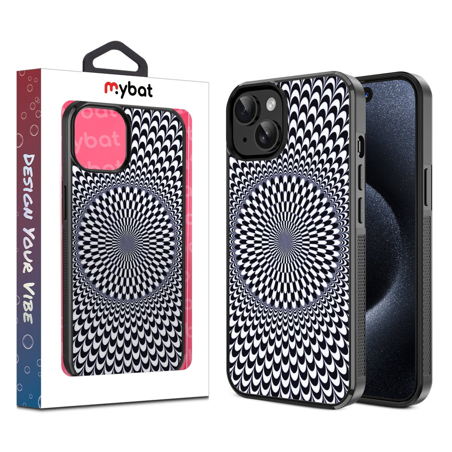 MyBat Design Lab Series Case for Apple iPhone 17e / 16e / 14 / 13 - Dizzy Circle
