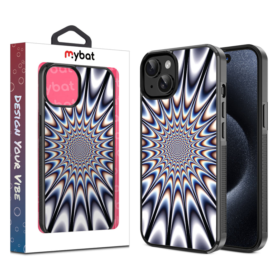 MyBat Design Lab Series Case for Apple iPhone 17e / 16e / 14 / 13 - Hypnotic Burst - MIP14CSLESM267-1.jpg