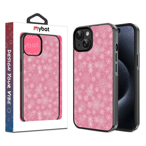 MyBat Design Lab Series Case for Apple iPhone 17e / 16e / 14 / 13 - Pink Snowflakes - MIP14CSLESM282-1.jpg