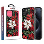 MyBat Design Lab Series Case for Apple iPhone 17e / 16e / 14 / 13 - Christmas Poinsettias