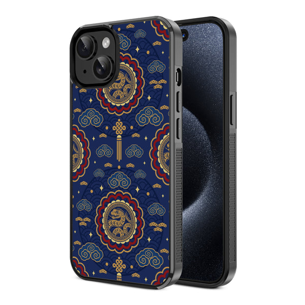 MyBat Design Lab Series Case for Apple iPhone 17e / 16e / 14 / 13 - Wisdom of the Snake - MIP14CSLESM318-2.jpg