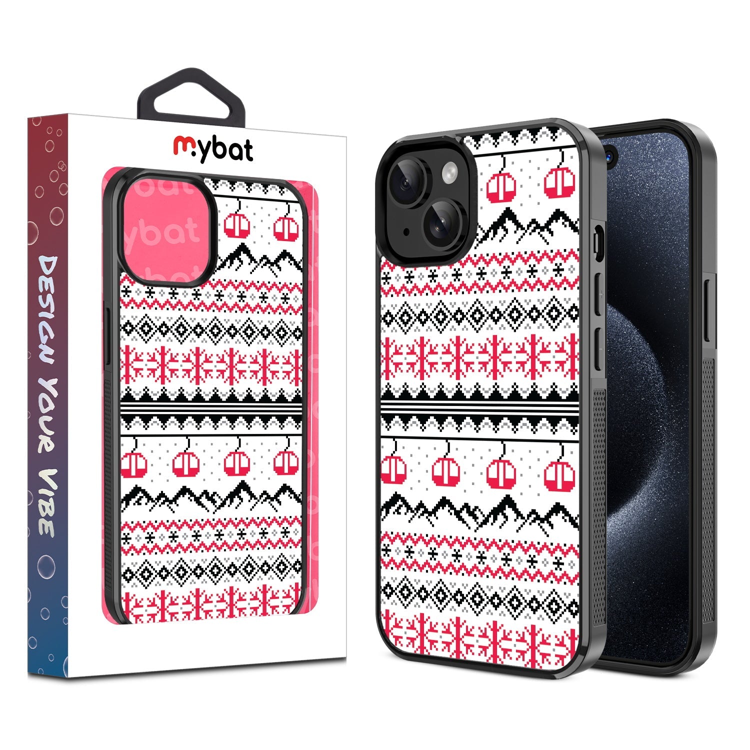 MyBat Design Lab Series Case for Apple iPhone 17e / 16e / 14 / 13 - Aprés Ski