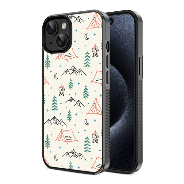 MyBat Design Lab Series Case for Apple iPhone 17e / 16e / 14 / 13 - Fireside Camp - MIP14CSLESM328-2.jpg