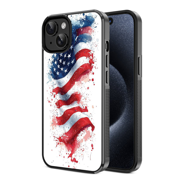 MyBat Design Lab Series Case for Apple iPhone 17e / 16e / 14 / 13  - Patriotic Flag Painiting - MIP14CSLESM346-2.jpg