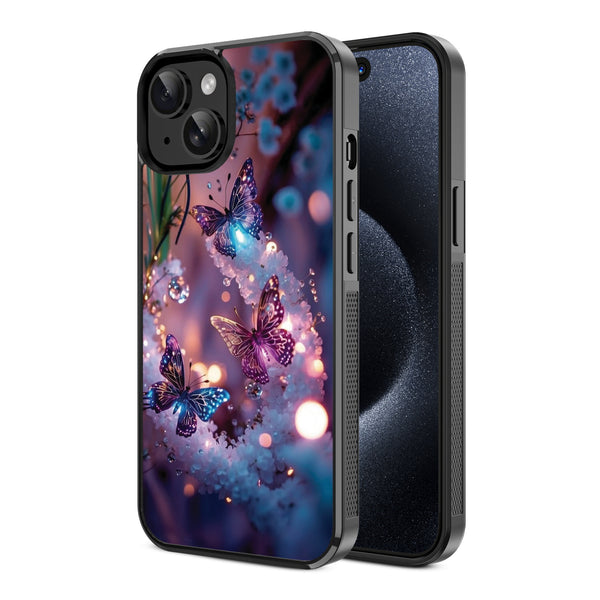 MyBat Design Lab Series Case for Apple iPhone 17e / 16e / 14 / 13  - Magical Butterflies - MIP14CSLESM349-2.jpg