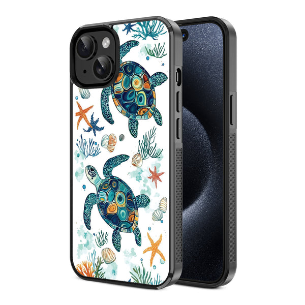 MyBat Design Lab Series Case for Apple iPhone 17e / 16e / 14 / 13  - Sea Turtles - MIP14CSLESM375-2.jpg