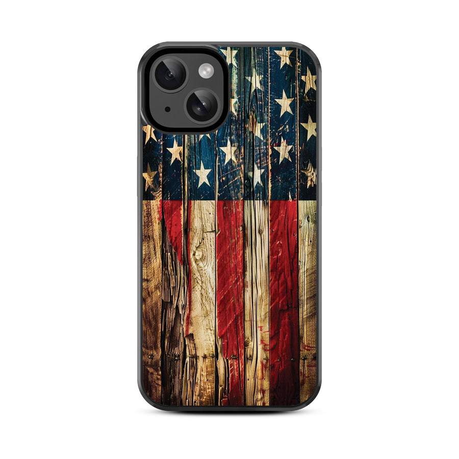 MyBat Design Lab Series Case for Apple iPhone 17e / 16e / 14 / 13  - US Painted Flag - MIP14CSLESM381-3.jpg
