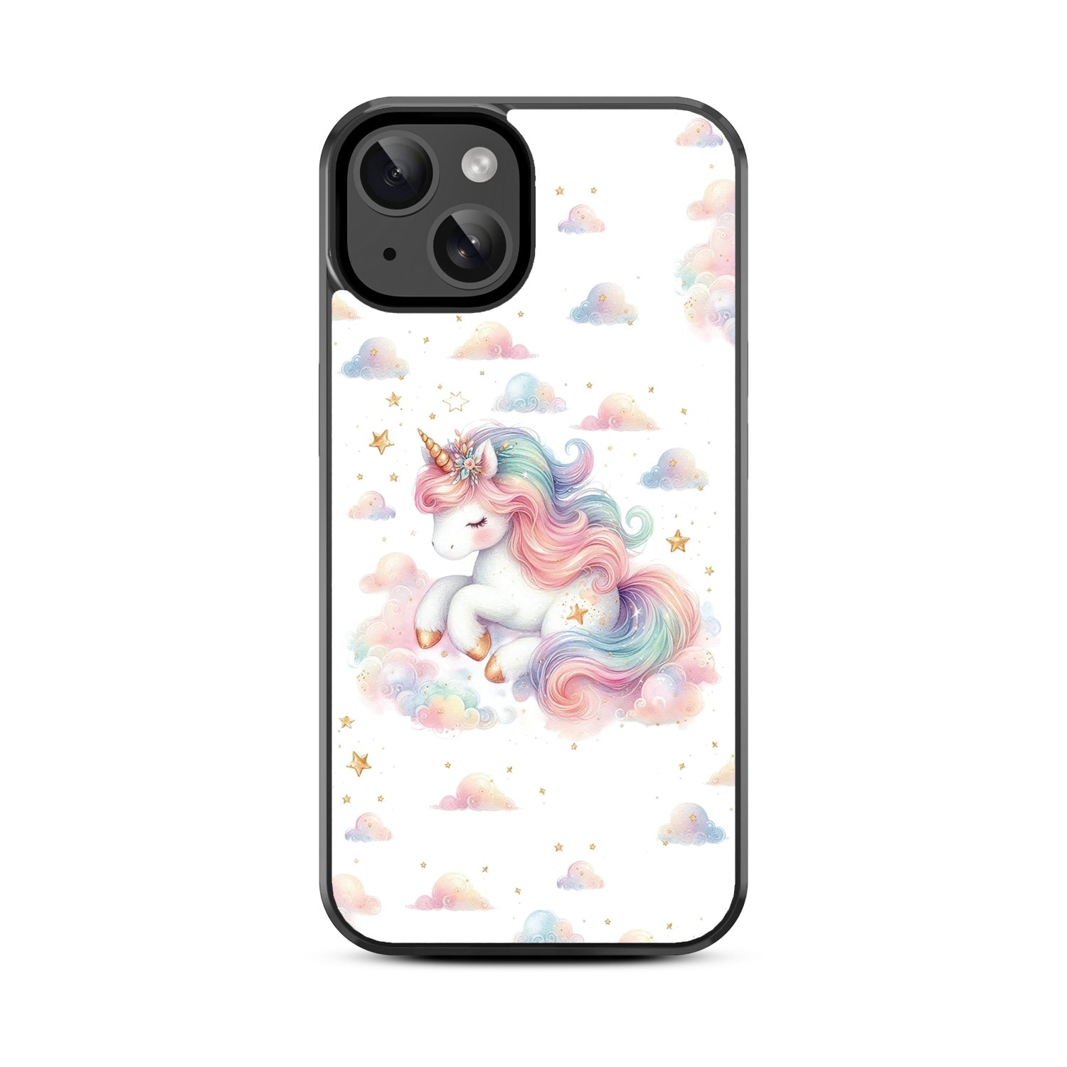 MyBat Design Lab Series Case for Apple iPhone 17e / 16e / 14 / 13  - Rainbow Unicorn